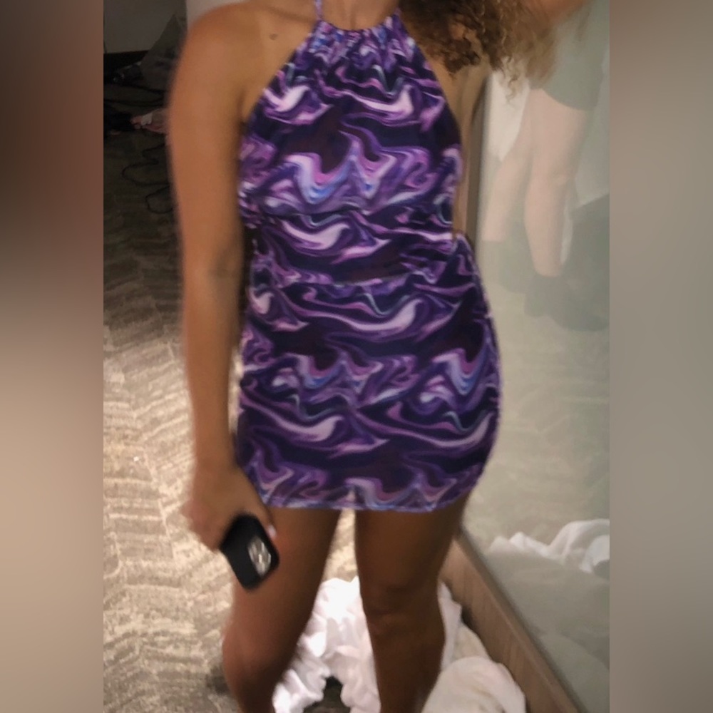 Akira purple dress size medium